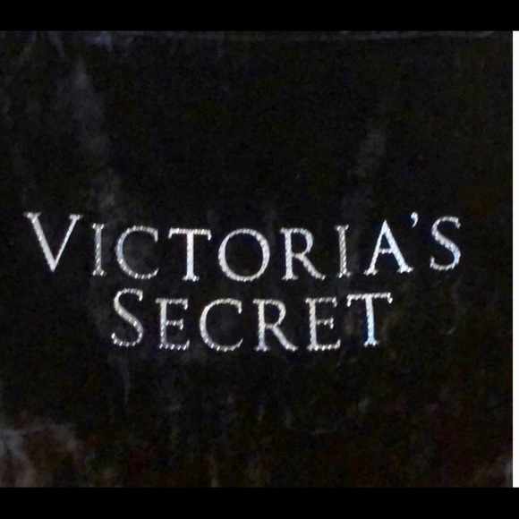 Victoria’s Secret Velvet Rhinestone Drawstring Bag - Picture 3 of 4